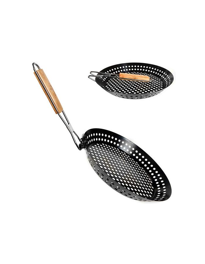 Сковорода для барбекю антипригарная MH-2057 30,4х4 см - фото 2 Сковорода для барбекю антипригарная MH-2057 30,4х4 см - фото 2