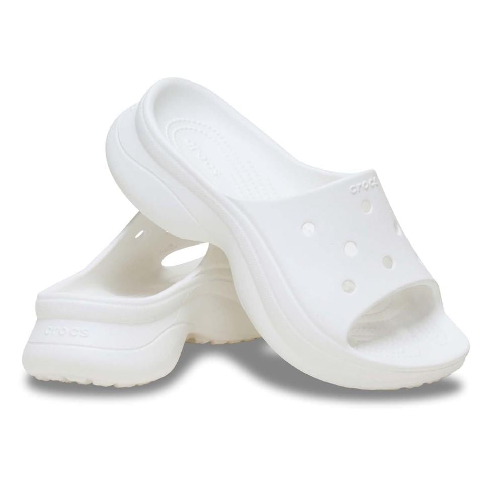Шльопанці жіночі Crocs Bae Slide Platform White р. 38-39 Білий (22373)