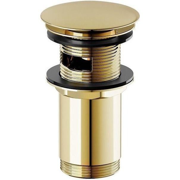 Клапан донный Cersanit Click-Clack для раковины 1 1/4" Золотой глянцевый (GRM-S951-703)