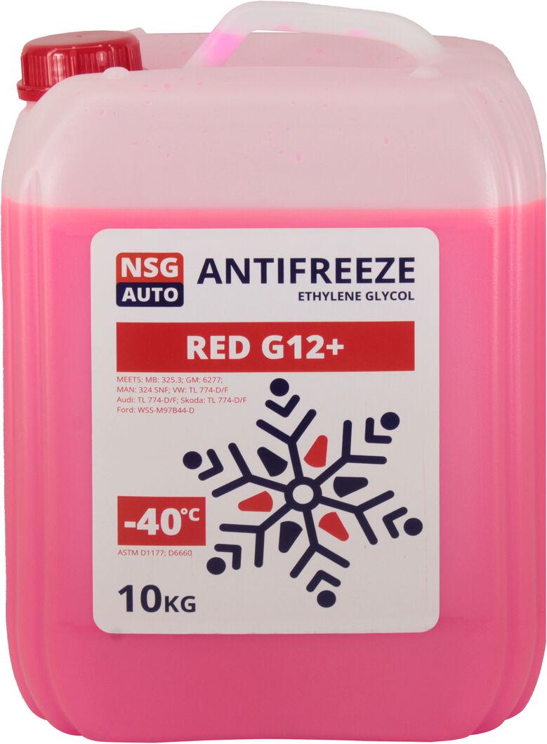 Тосол антифриз -40 NSG AUTO G-12+ 10 кг Красный (NSG00012)