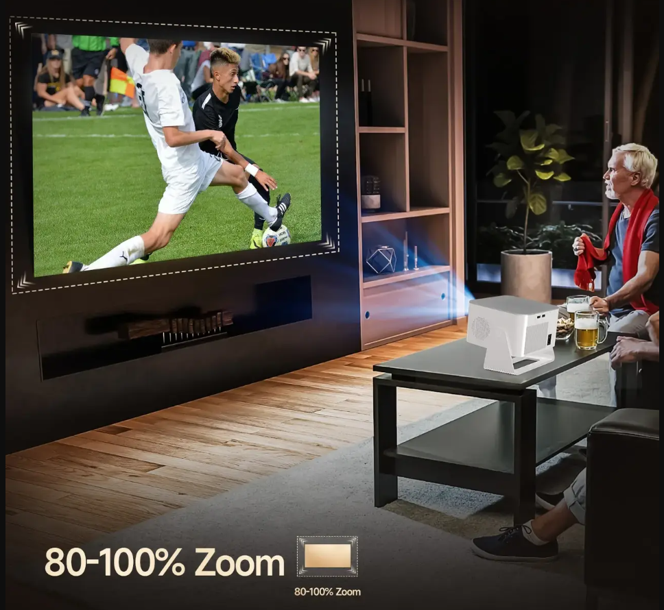 Проєктор MAGCUBIC HY350Max Android 14 900ANSI 8K Support 1080P Native WiFi6 BT5.4 Allwinner H726 портативний - фото 5