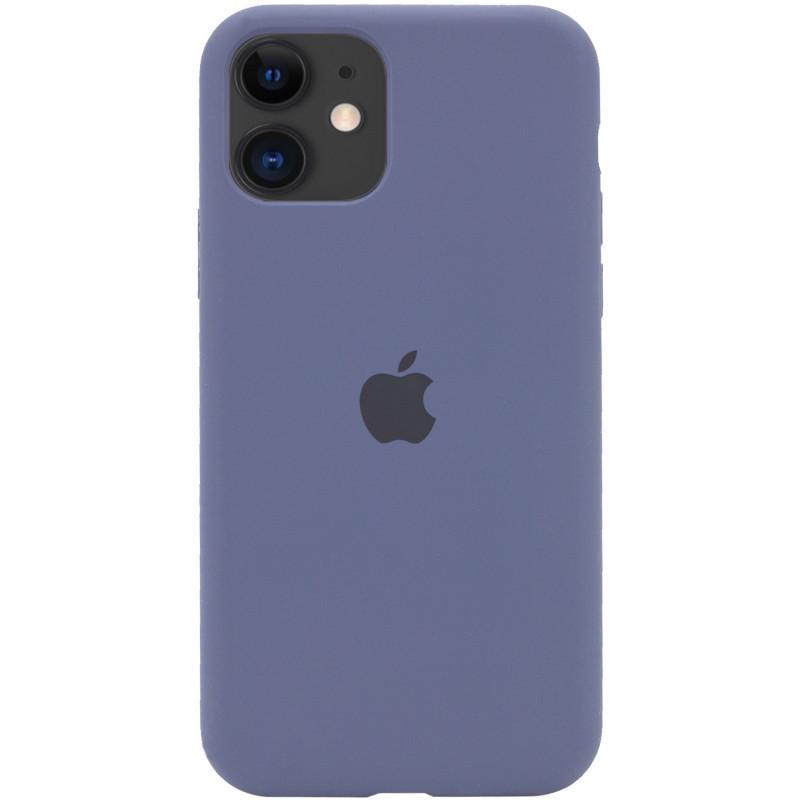 Противоударный чехол Silicone Case Full Protective (AA) для Apple iPhone 11 (6.1") Темный Синий / Midnight Blue