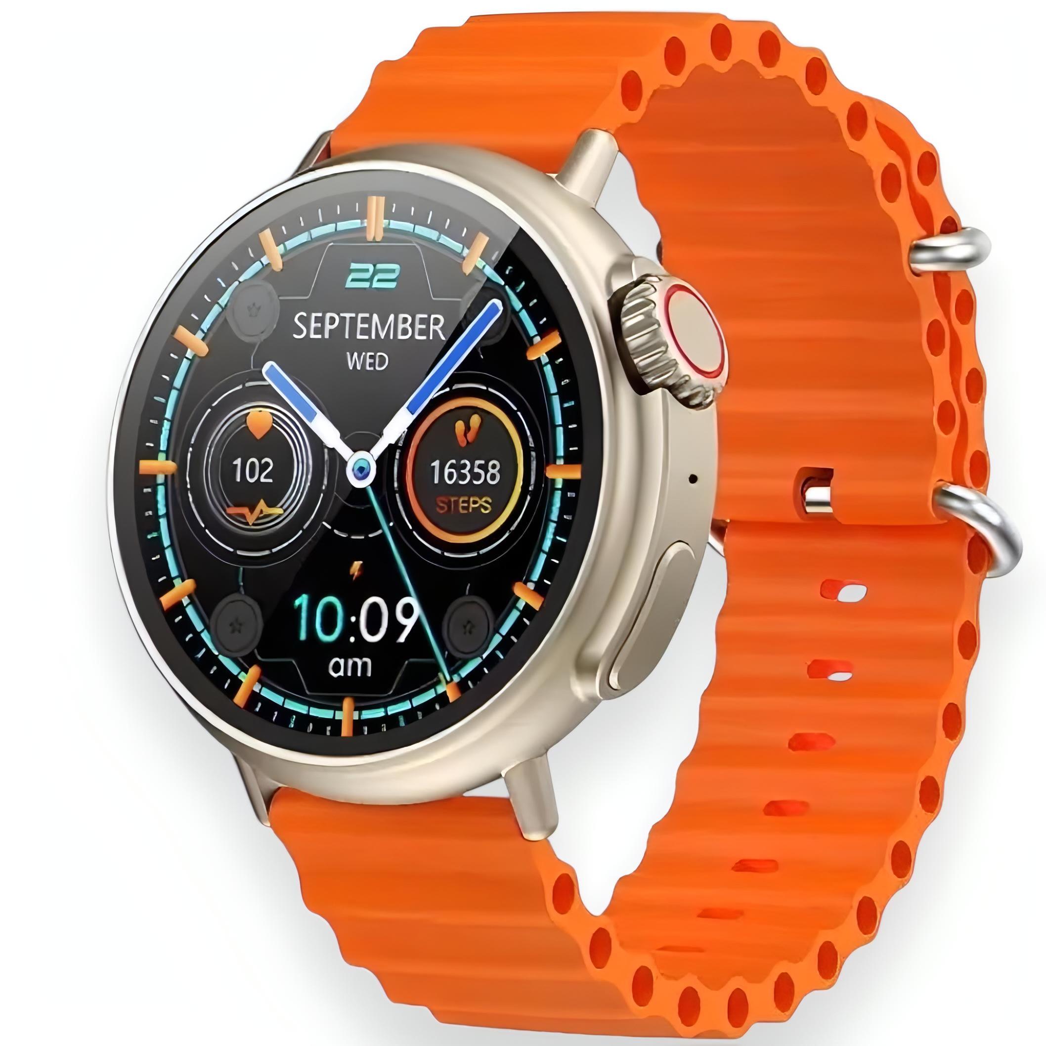 Смарт-часы Smart Watch Hoco Y18 Bluetooth v5.1 IP68/Android iOS TFT дисплей Оранжевый