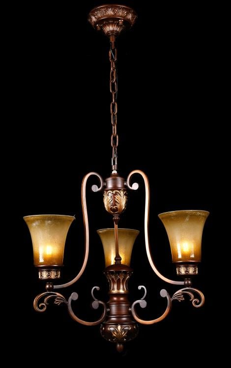 Люстра с плафонами Ray L2389CG/3 W0454 (IR006747)