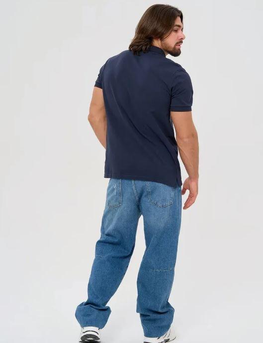 Поло чоловіче Мальта 25/М599/1-43 3XL Темно-синій - фото 3 Поло чоловіче Мальта 25/М599/1-43 3XL Темно-синій - фото 3