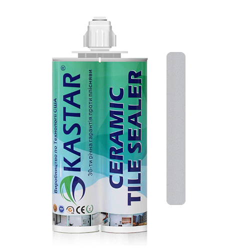 Затирка епоксидна двокомпонентна Kastar Ceramic Tile Sealant Gray/White