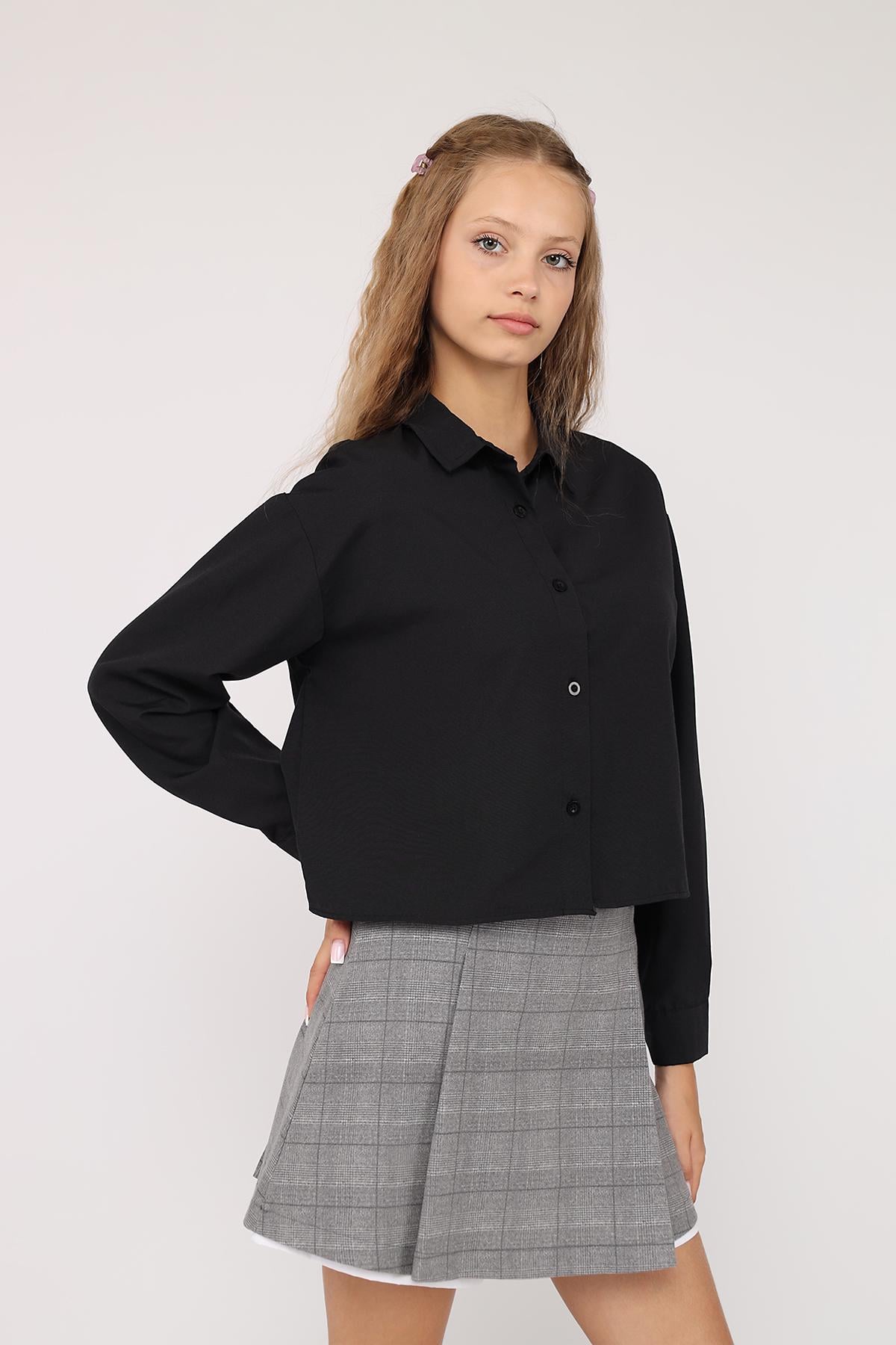 Рубашка женская с длинным рукавом Yuki ЦБ-00280981 р. 42 Черный (35964893) Рубашка женская с длинным рукавом Yuki ЦБ-00280981 р. 42 Черный (35964893)