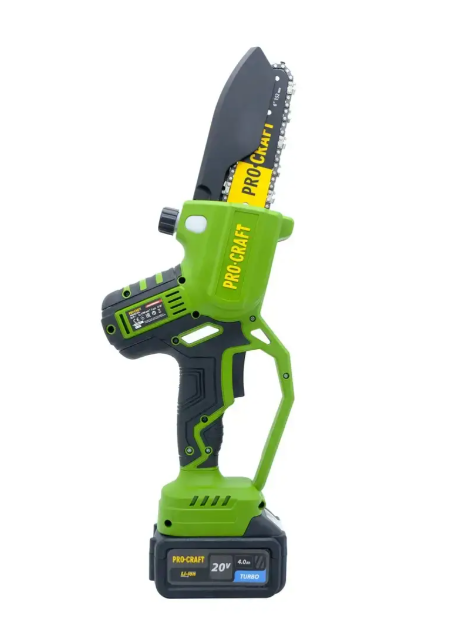 Пила цепная ProCraft с 1 АКБ и ЗУ для распила древесины/ветвей (PKA32Li) - фото 2 Пила цепная ProCraft с 1 АКБ и ЗУ для распила древесины/ветвей (PKA32Li) - фото 2