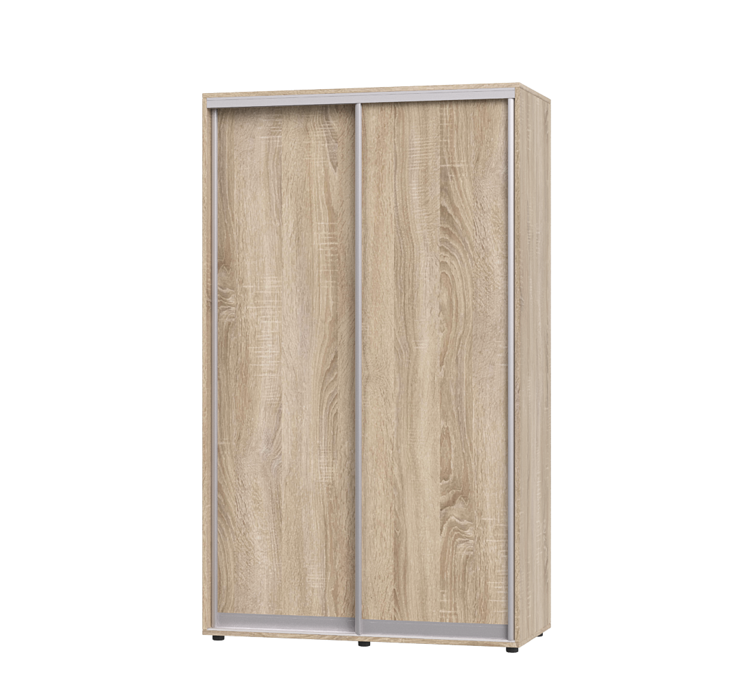Шкаф-купе двухдверный Эверест ШК-01 120х60х220 см Дуб Сонома (06837)