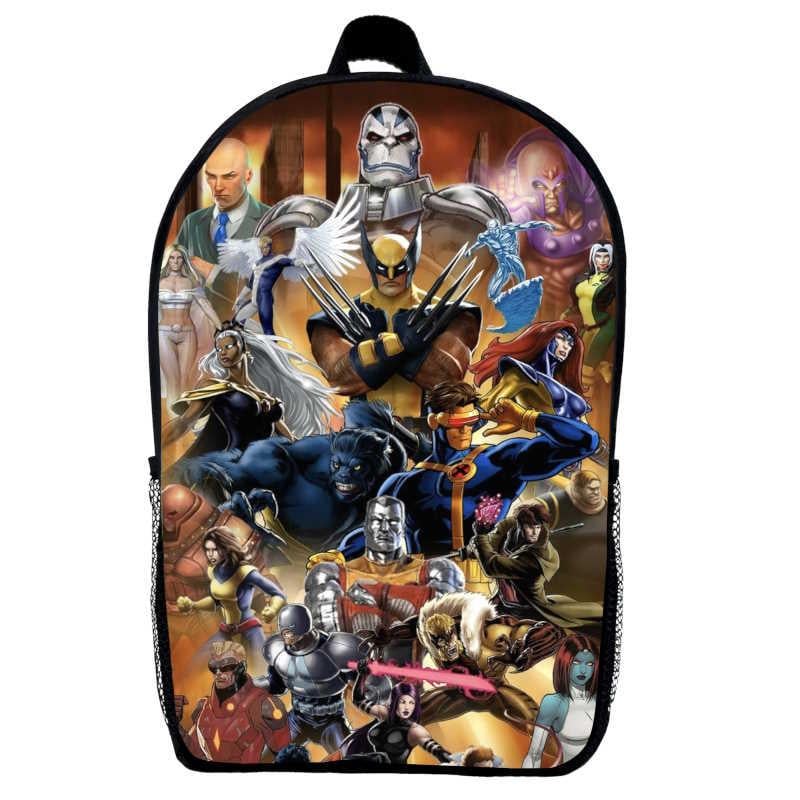 Школьный рюкзак детский X-men 05 Люди Икс 29х21х9 см 5 л Черный (2447623940)