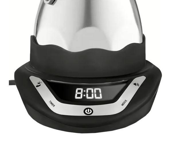 Гейзерная электрокофеварка Bialetti Moka Easy Timer на 3 порции 170 мл (1232C) - фото 2