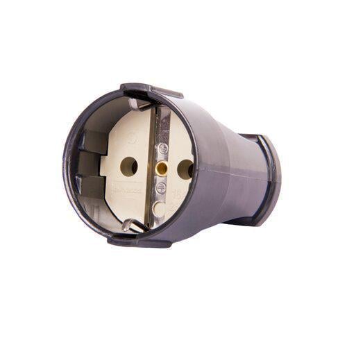 Розетка переносная E.NEXT e.socket.003.16.black с заземлением 16А (p017004)