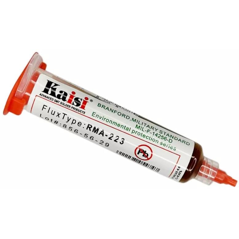 Флюс паста Kaisi RMA-223 в шприце 10 г (ART-15384)