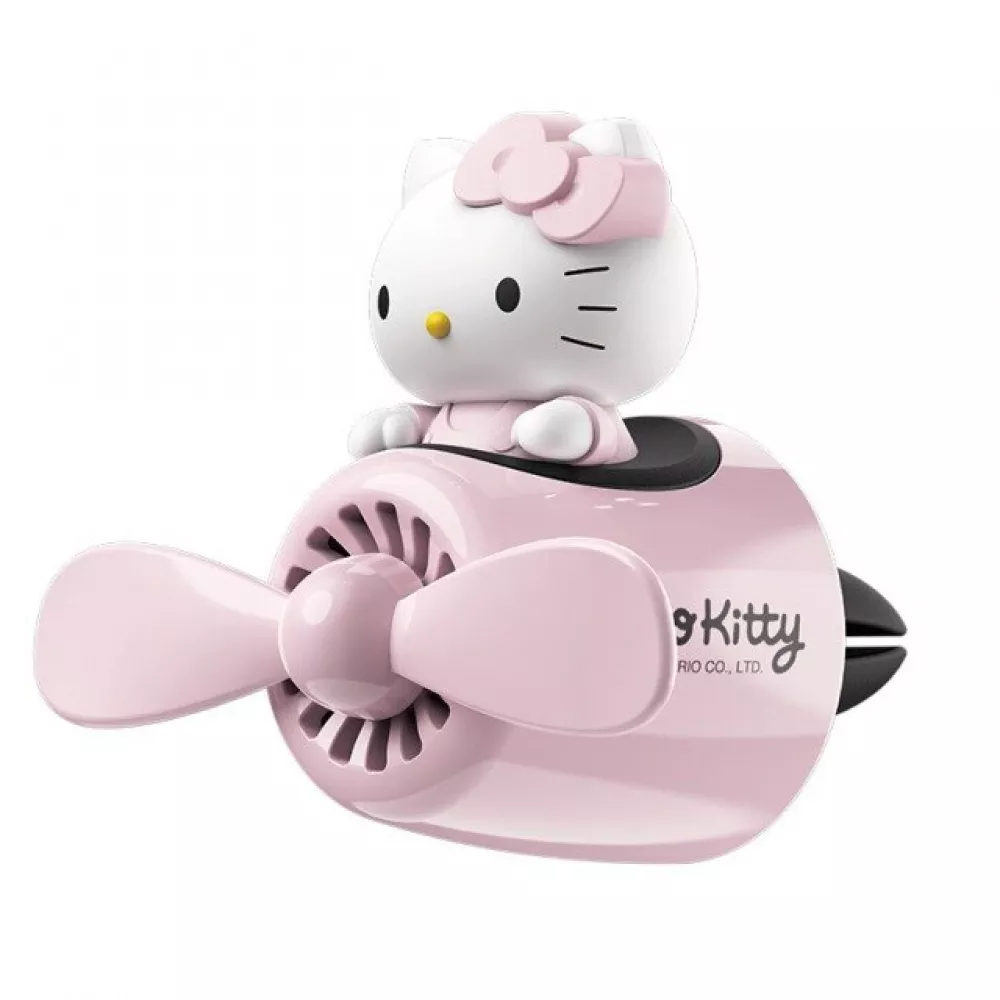 Ароматизатор для автомобиля Hello Kitty на воздуховод с двумя картриджами Pink (545458)