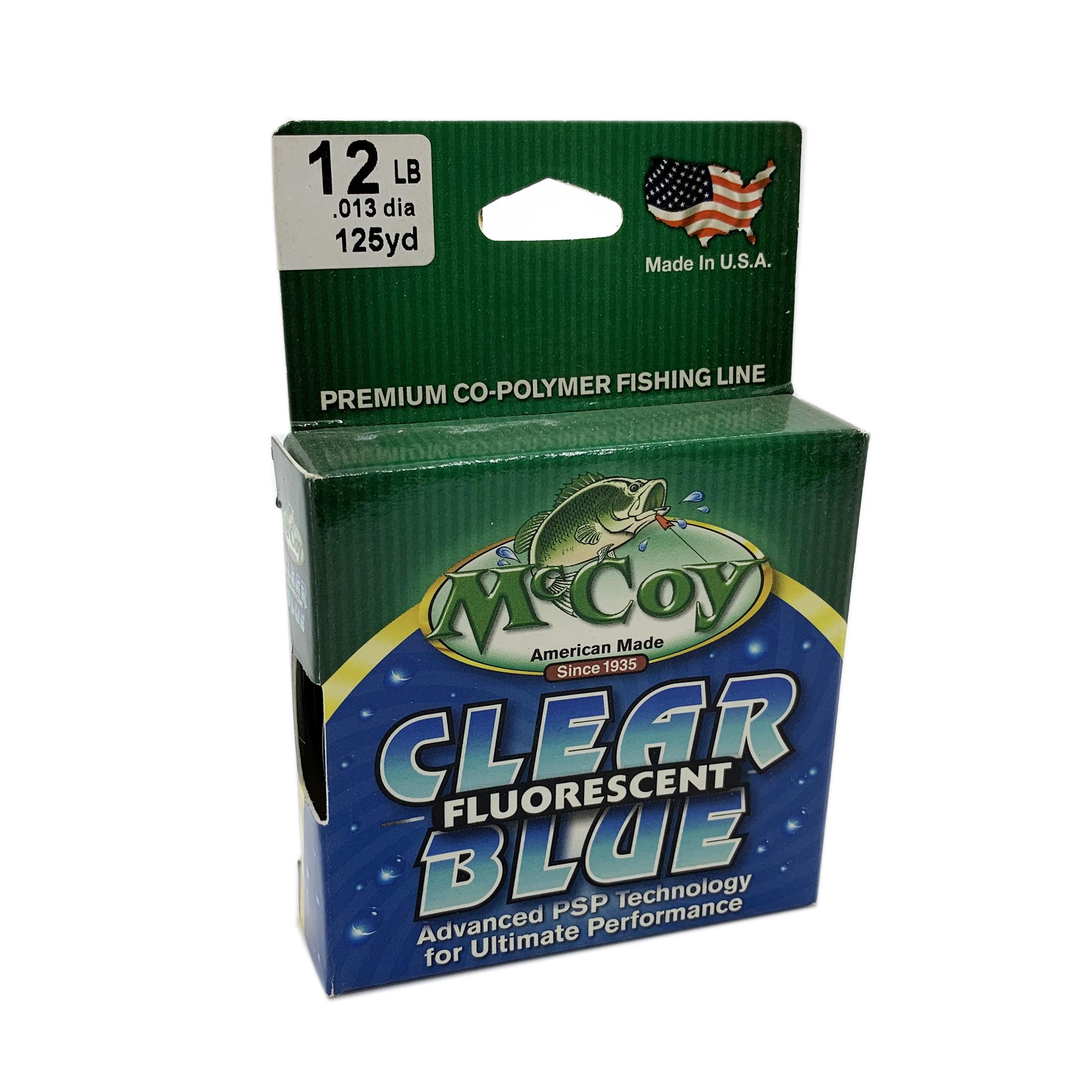 Леска монофильная McCoy Clear Blue Fluorescent DIA.0.013 12 lb 114 м 0,33 мм (6859)