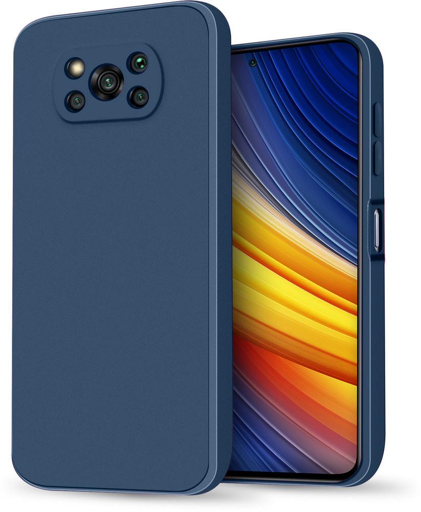 Силіконовий чохол HardCorner Xiaomi Poco X3 (з мікрофіброю) Blue (34831-28) - фото 1