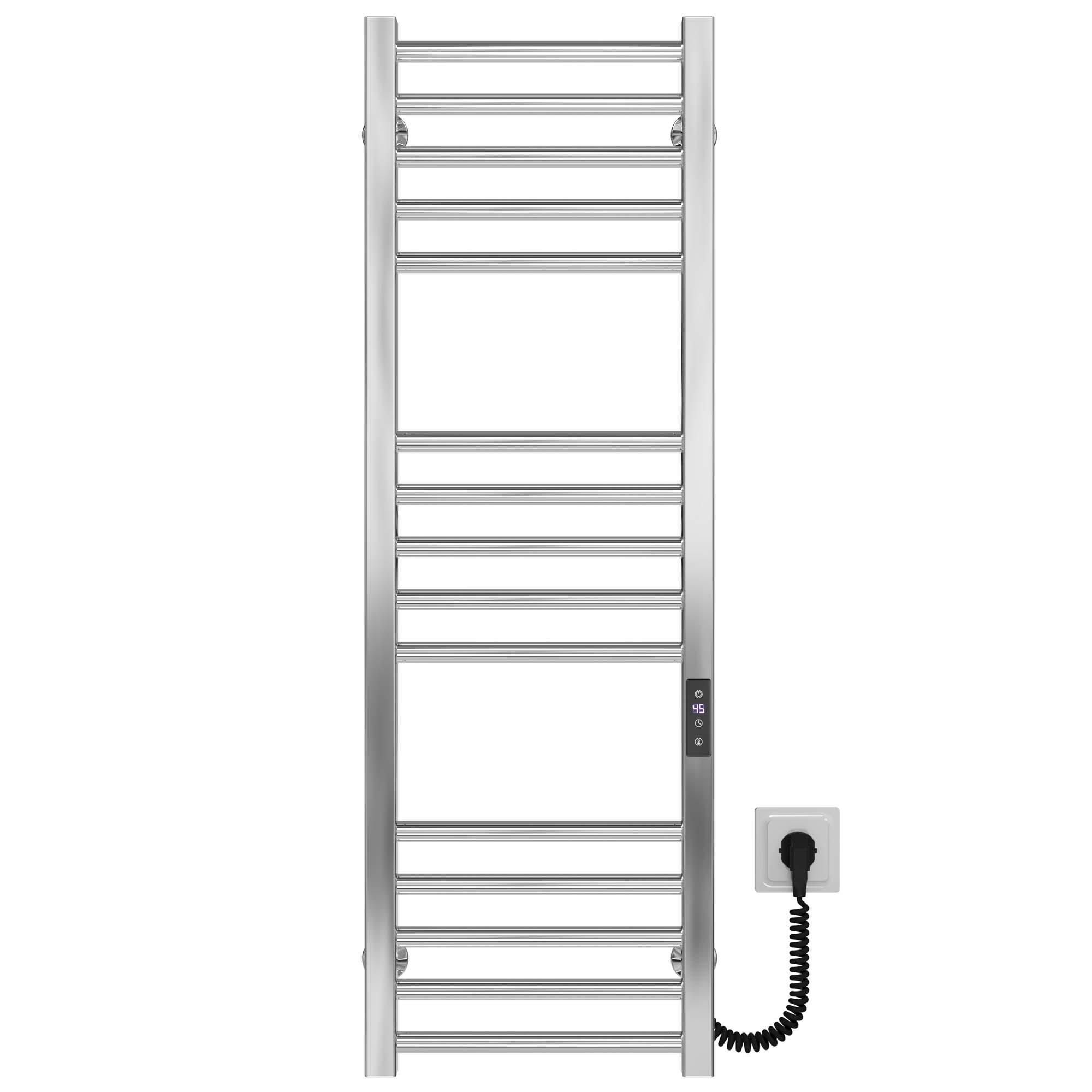 Полотенцесушитель электрический Deffi Lima П15 JD04 правое подключение нержавеющая сталь 400х1000 мм Хром (A.LI.100.40.15.E.C.R.2)