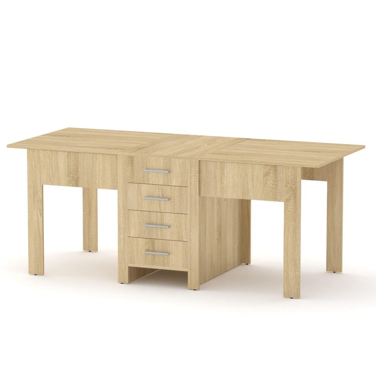 Стіл розкладний МебліКо книжка-3 80х53х75 см Дуб сонома (k-2303-4) - фото 1 Стіл розкладний МебліКо книжка-3 80х53х75 см Дуб сонома (k-2303-4) - фото 1