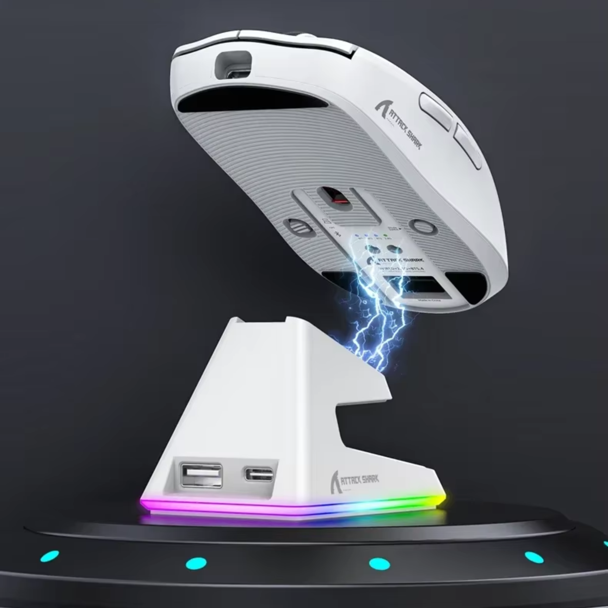 Мишка бездротова ATTACK SHARK X6 White (24392738) - фото 4 Мишка бездротова ATTACK SHARK X6 White (24392738) - фото 4