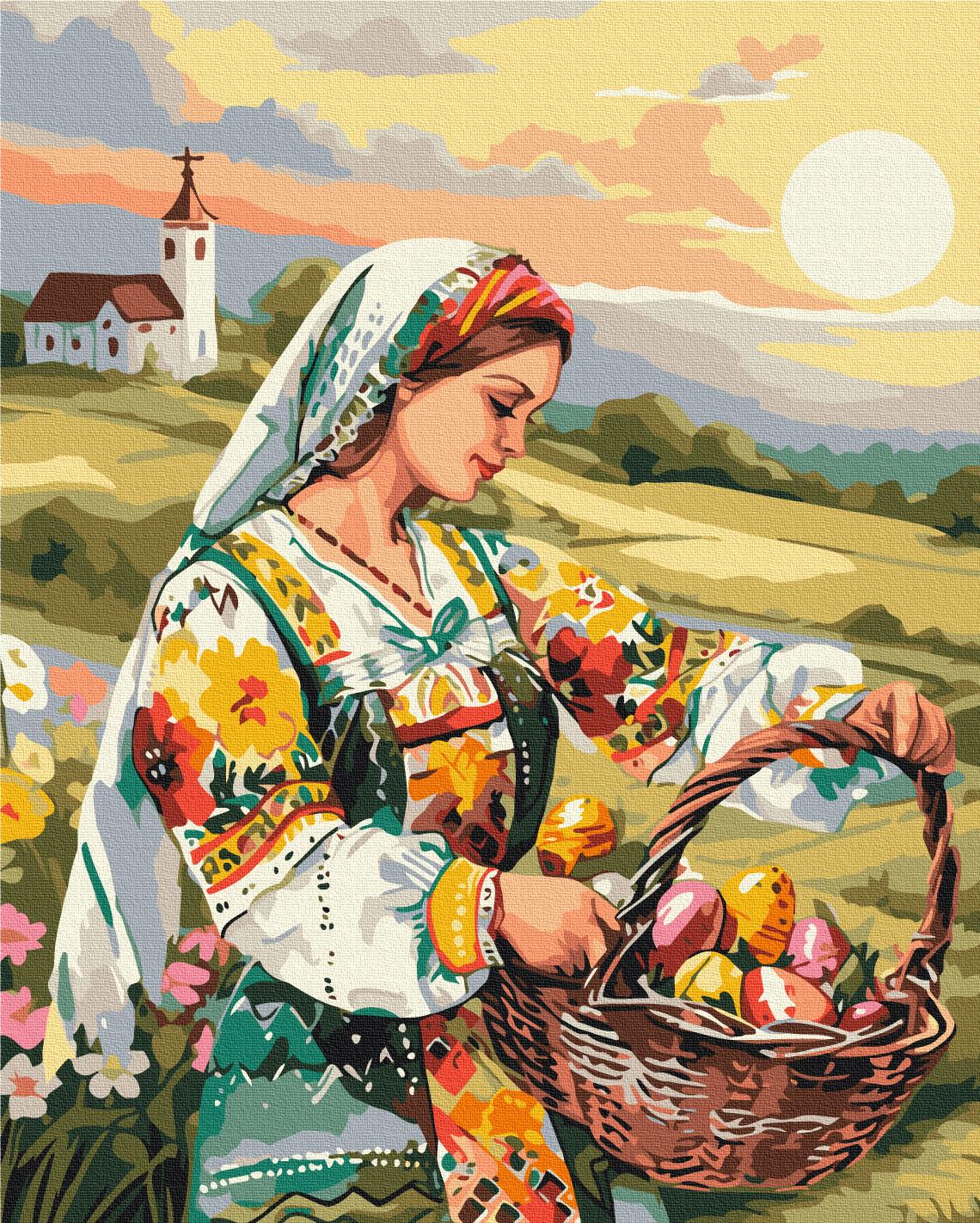 Картина за номерами Brushme Пасхальний світанок 40x50 см (BS53945) Картина за номерами Brushme Пасхальний світанок 40x50 см (BS53945)