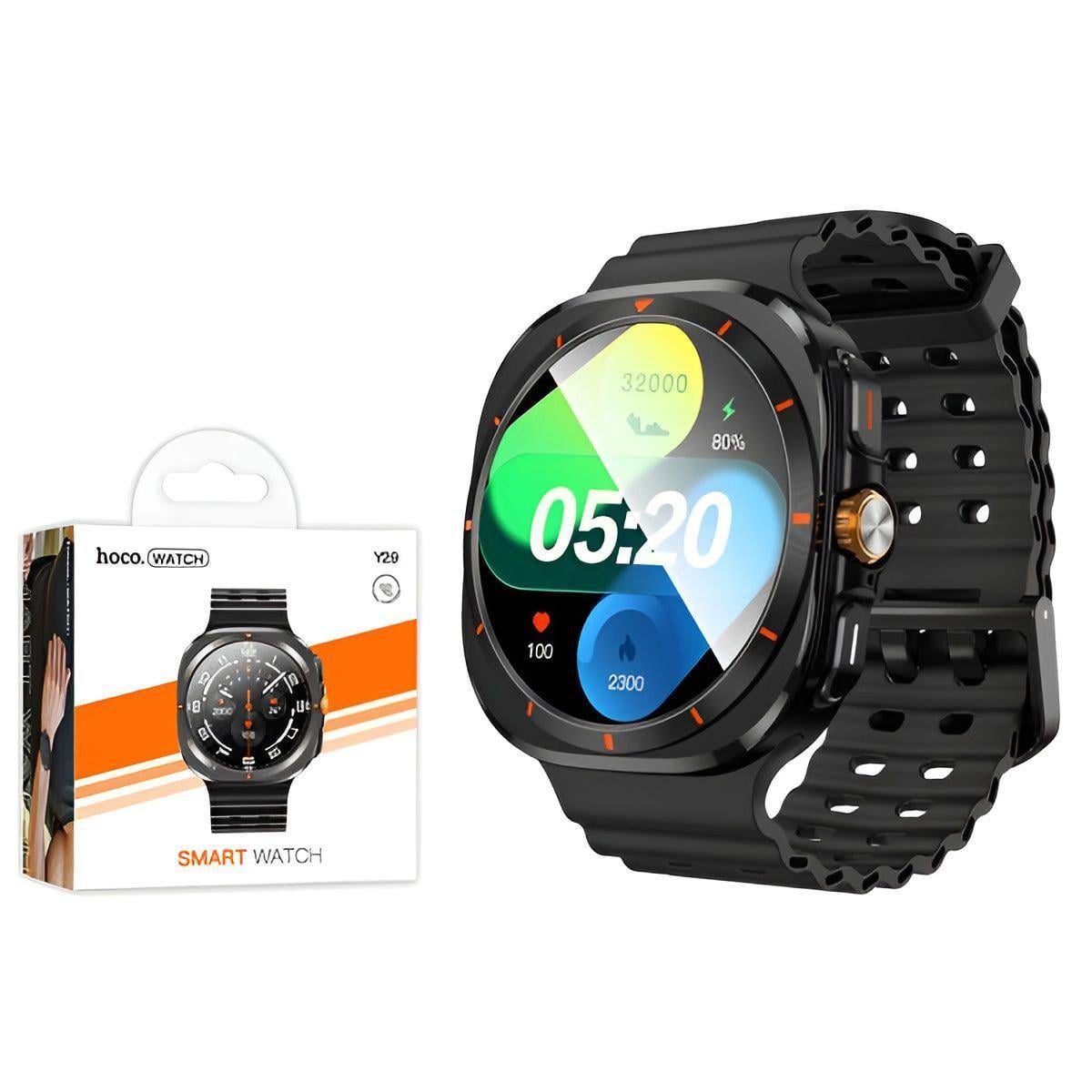 Смарт-часы Hoco Y29 Bluetooth 5.3 автономность более 3 дней 220 мАч (25230746)