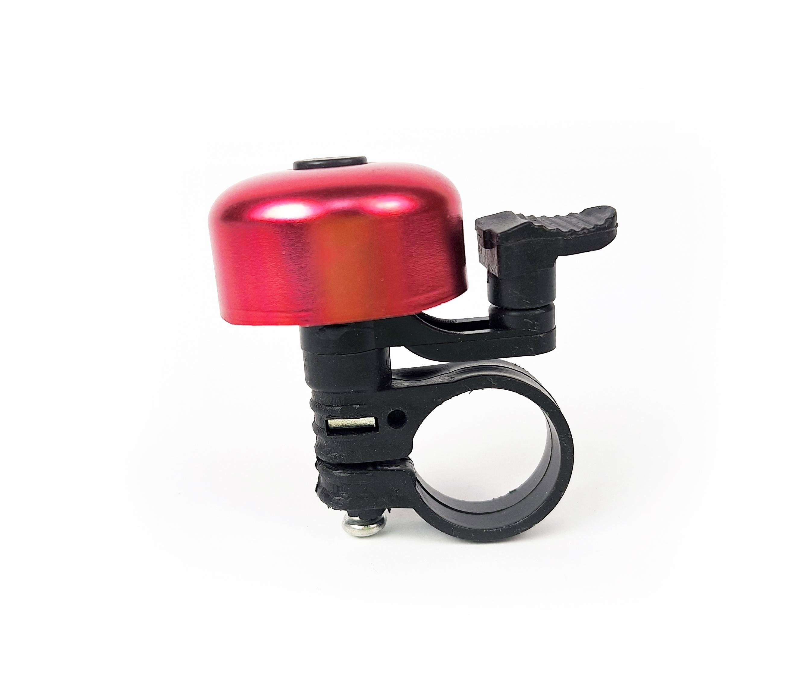 Дзвінок велосипедний алюмінієвий бочонок Червоний (G0000938) Дзвінок велосипедний алюмінієвий бочонок Червоний (G0000938)