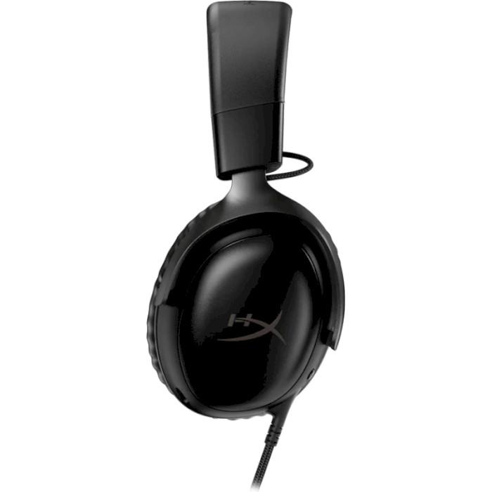 Гарнитура проводная HyperX Cloud III накладная с микрофоном 3,5 мм USB-C DTS 64 Ом Black (727A8AA) - фото 3 Гарнитура проводная HyperX Cloud III накладная с микрофоном 3,5 мм USB-C DTS 64 Ом Black (727A8AA) - фото 3