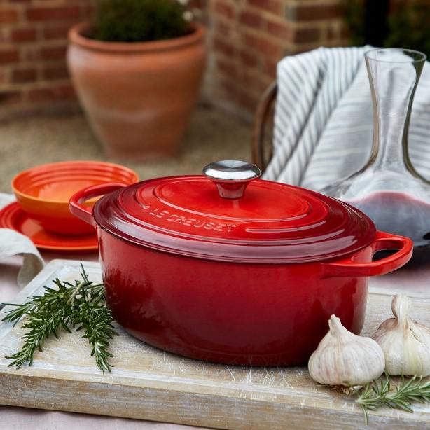 Каструля Le Creuset Signature овальна 2,6 л Червоний (21178230602430) - фото 6