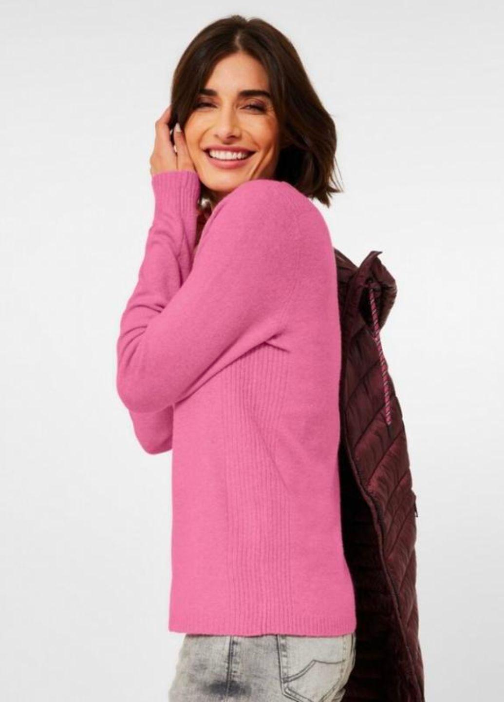 Пуловер жіночий Oversize Cecil S Рожевий (11475 42-44) - фото 2 Пуловер жіночий Oversize Cecil S Рожевий (11475 42-44) - фото 2