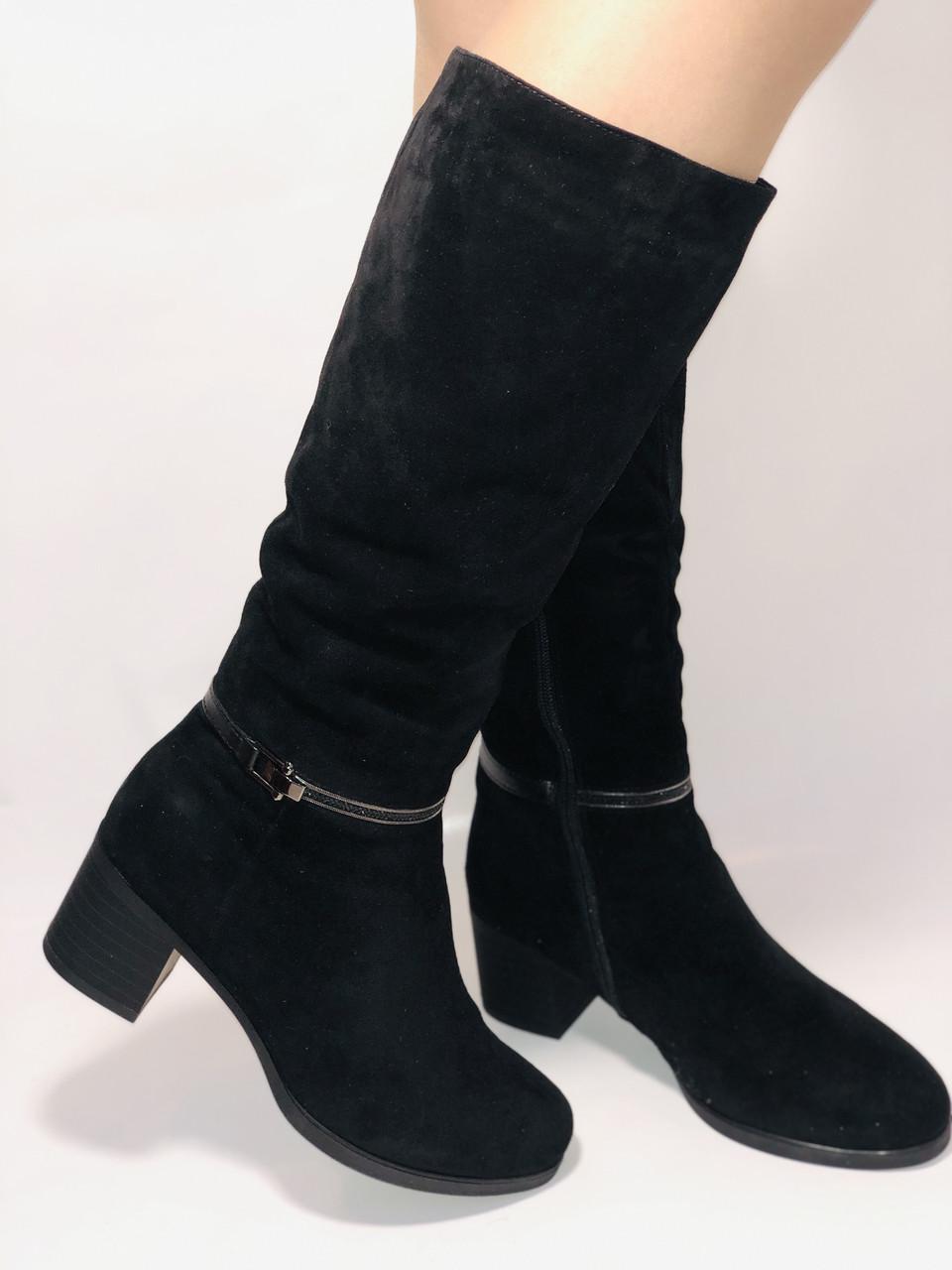 Сапоги женские зимние Polann р. 37 24,0 см Черный (2414) - фото 5