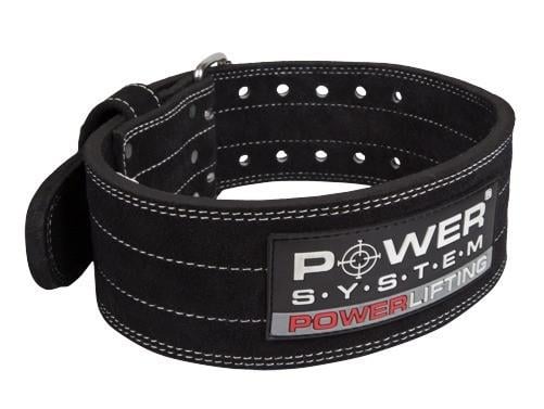 Пояс для пауэрлифтинга Power System PS-3800 PowerLifting кожаный XL Black (A-012037)