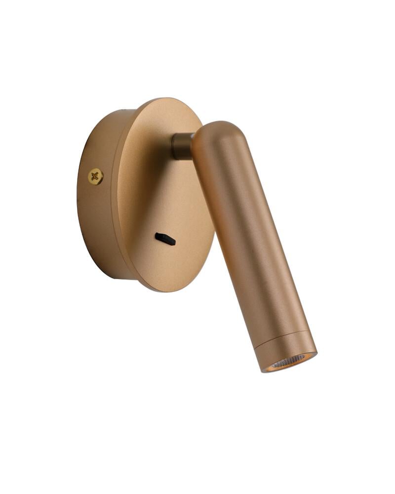 Бра Italux WL-64834-1-GD Carda LED 1x2,5W 3000K 164Lm IP20 Золотой (27503458)