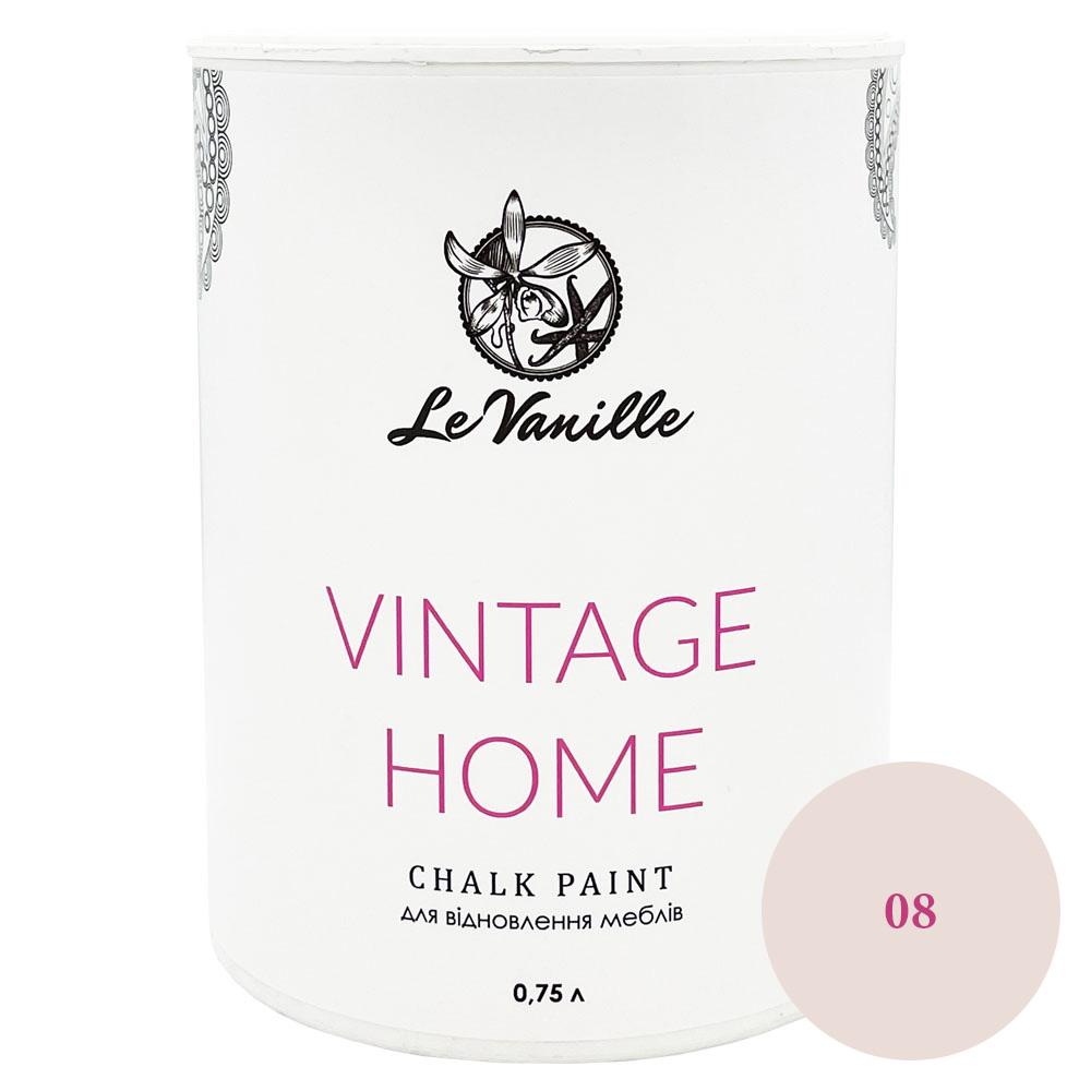 Меловая краска Le Vanille Vintage Home 0,75 л Пудровый (02108)