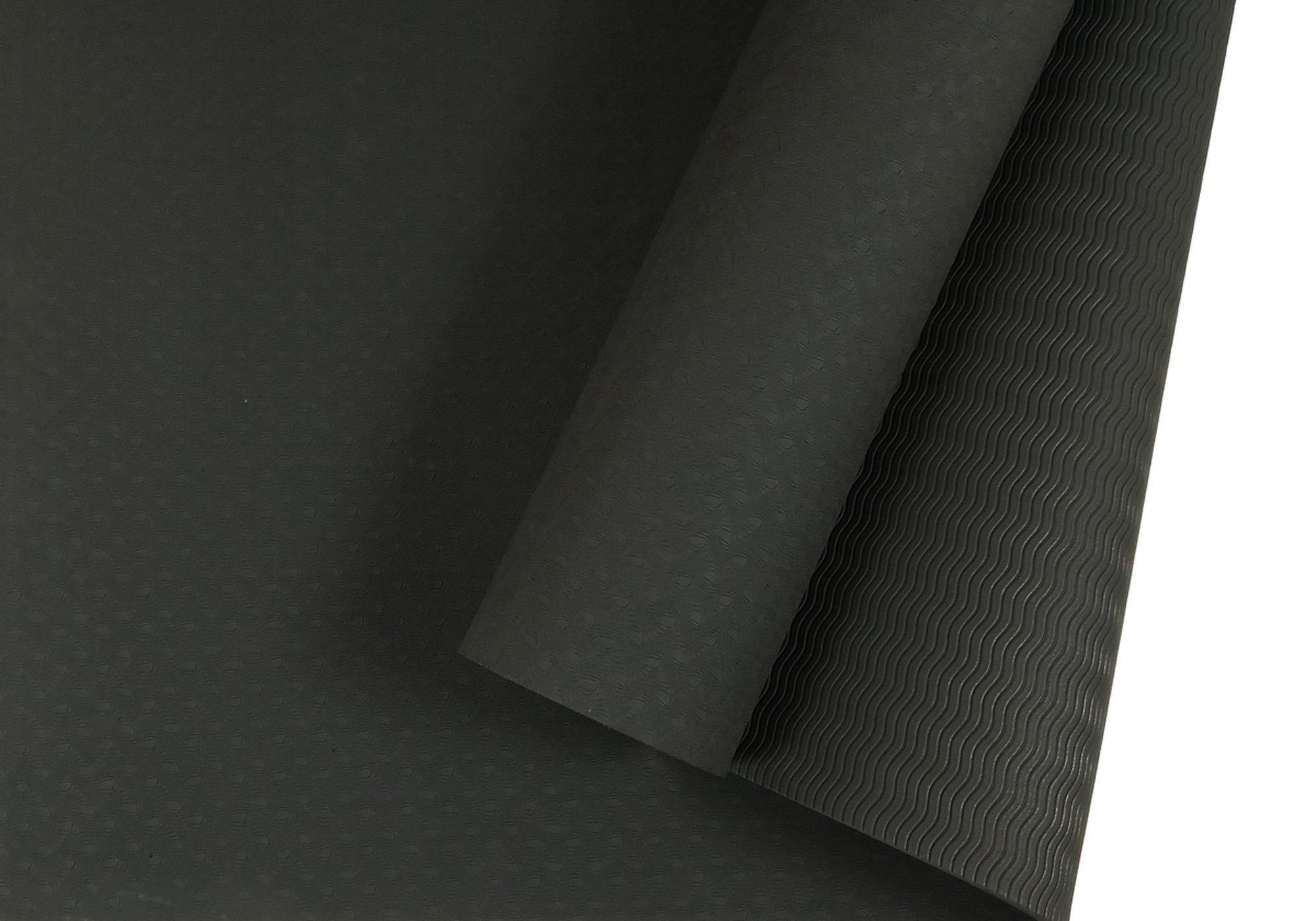 Коврик для йоги TPE EasyFit ECO-Friendly 6 мм однослойный Черный - фото 3 Коврик для йоги TPE EasyFit ECO-Friendly 6 мм однослойный Черный - фото 3