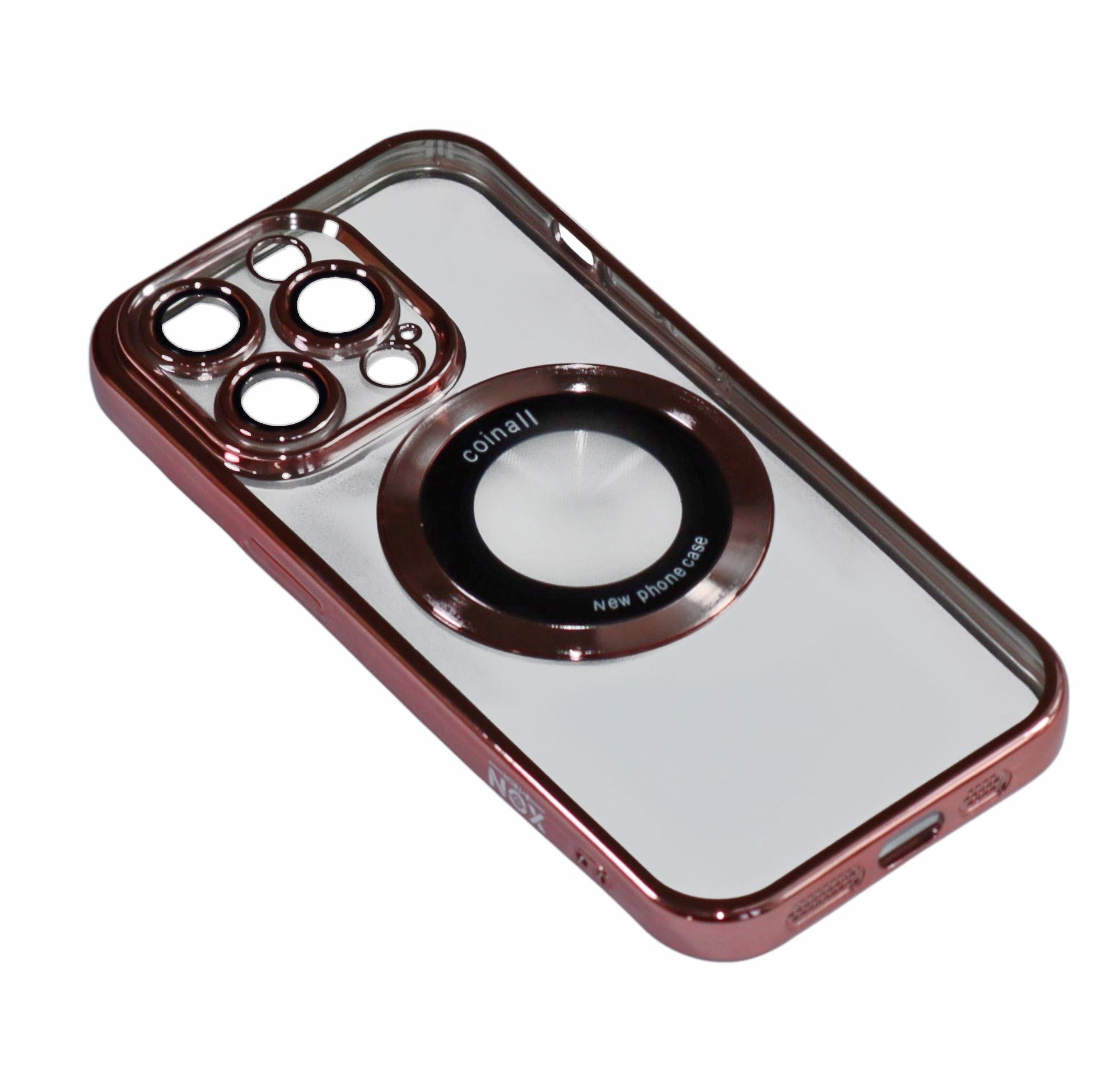 Магнитный чехол XON PhoneCase Magnetic для iPhone 14 Pro (PCMC1114300P 8192) Розовый/Прозрачный Магнитный чехол XON PhoneCase Magnetic для iPhone 14 Pro (PCMC1114300P 8192) Розовый/Прозрачный