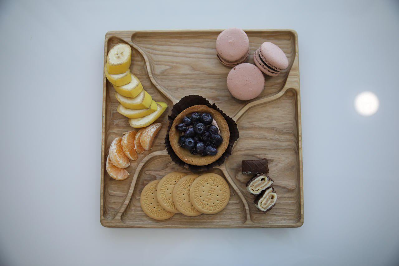 Менажниця Павутиння 30х30х2 см Ясен (WD-22.1)