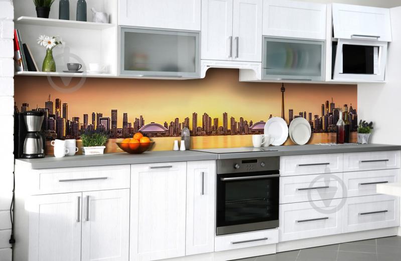 Скинали на кухню Zatarga «Азиатские небоскрёбы» 600х2500 мм виниловая 3Д наклейка кухонный фартук Скинали на кухню Zatarga «Азиатские небоскрёбы» 600х2500 мм виниловая 3Д наклейка кухонный фартук