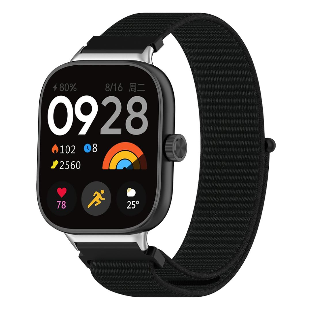 Ремешок нейлоновый HMU для Xiaomi Redmi Watch 4 Черный (ECR_8760) - фото 2