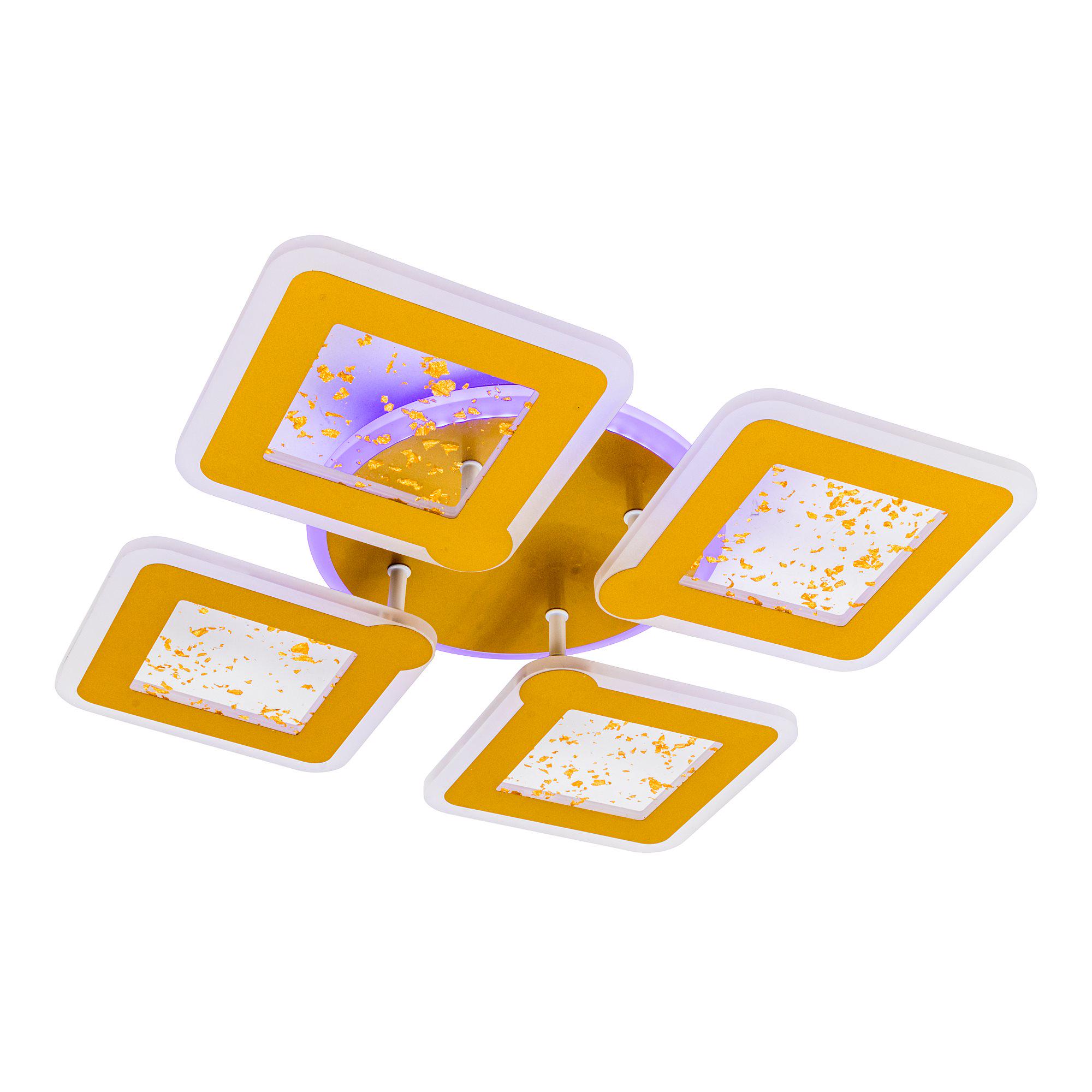 Люстра светодиодная с пультом Valeso V K39977-4+1 GD (000036413) - фото 3