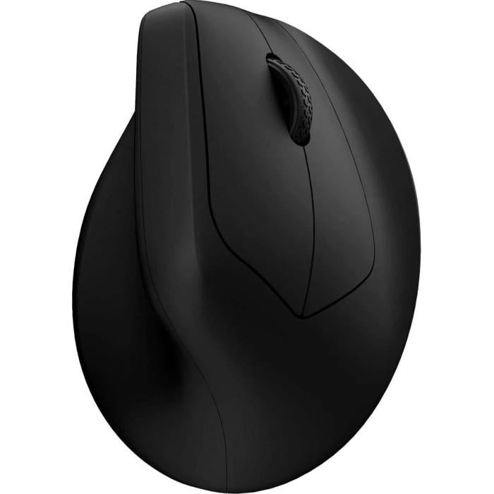 Компьютерная мышка беспроводная вертикальная Keychron M5 WL PixArt PAW3950 Bluetooth 2,4 ГГц USB-C Black (M5-A23)