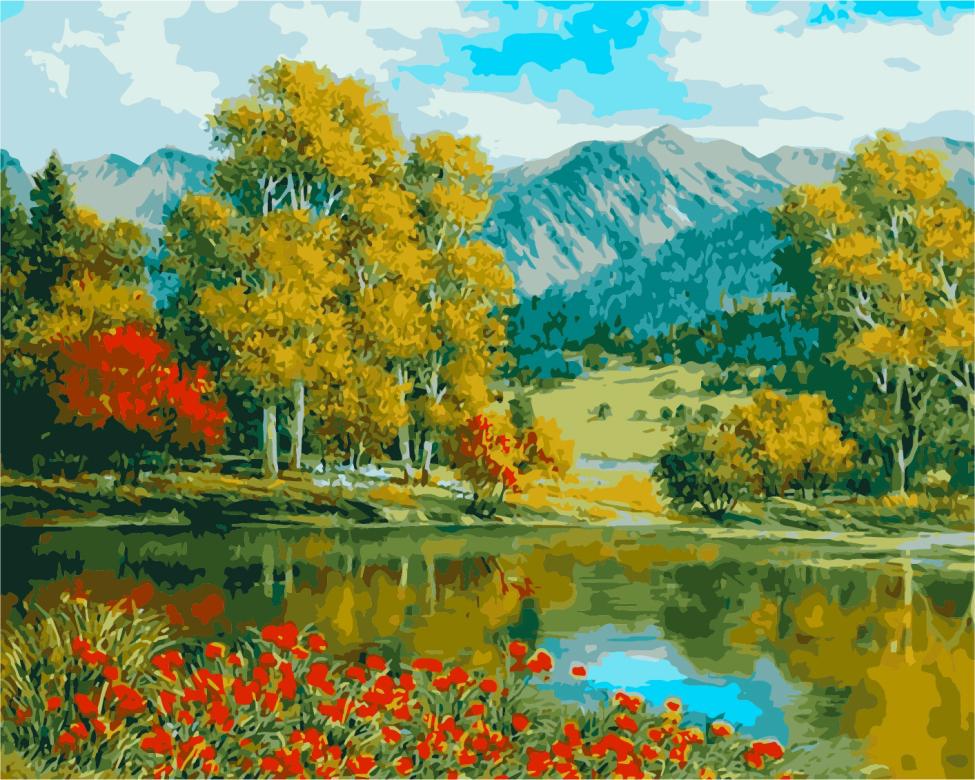 Картина по номерам ArtStory Яркая осень 40x50 см (AS0989)