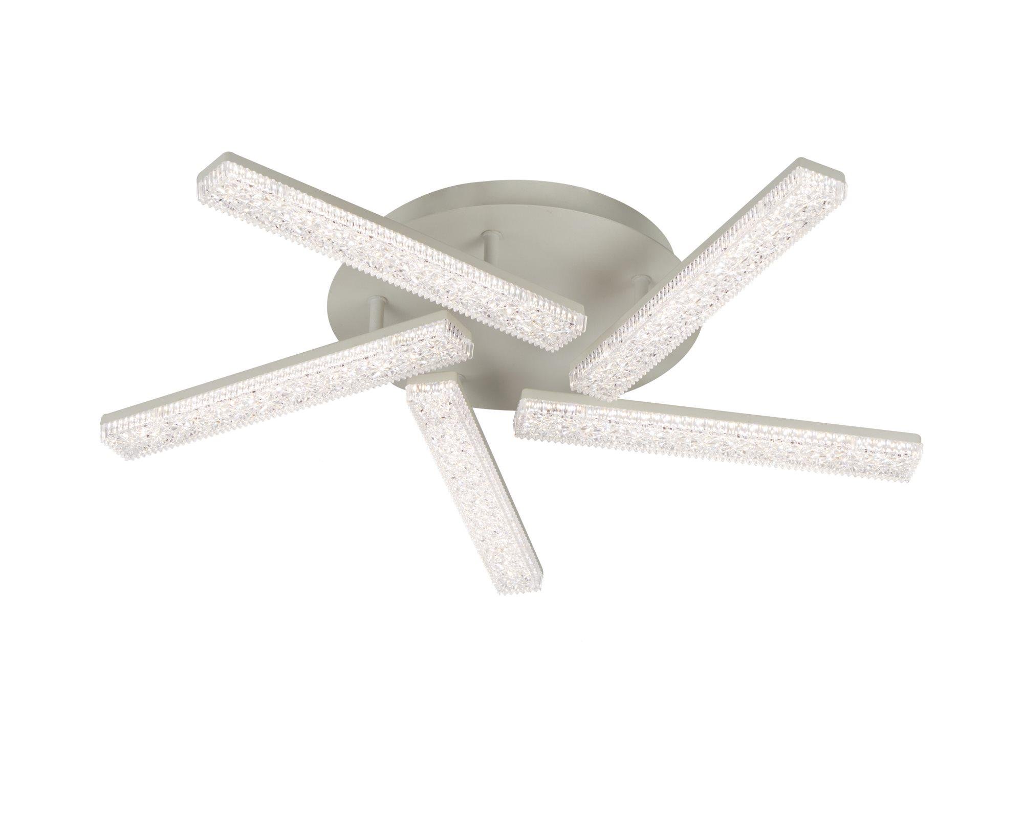 Люстра светодиодная V 3445-6С WH с пультом