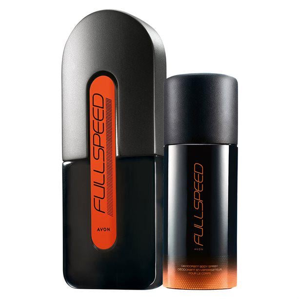 Набор мужской парфюмированный Avon Full Speed 2в1 аромат и дезодорант-спрей для тела 75/150 мл (AV98020)