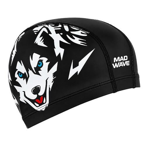 Шапочка для плавання MD Husky M058301 текстильна Чорний (36252751) Шапочка для плавання MD Husky M058301 текстильна Чорний (36252751)