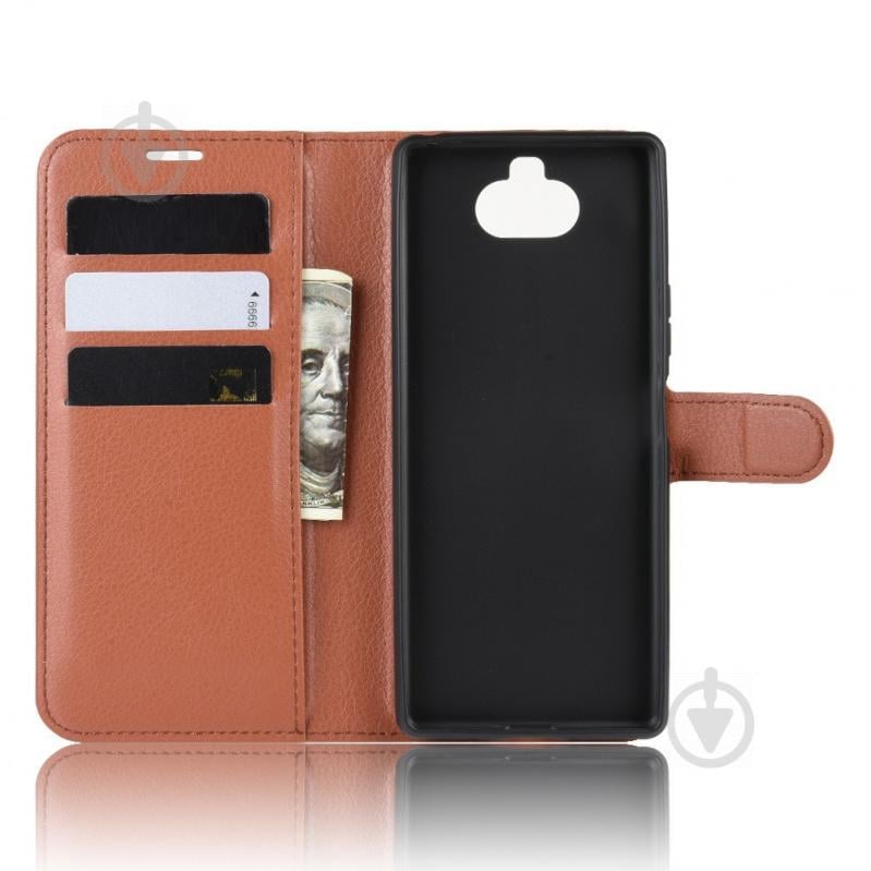 Чехол-книжка Litchie Wallet для Sony Xperia 8 / Xperia 20 Brown (hub_ehJf52136) - фото 6