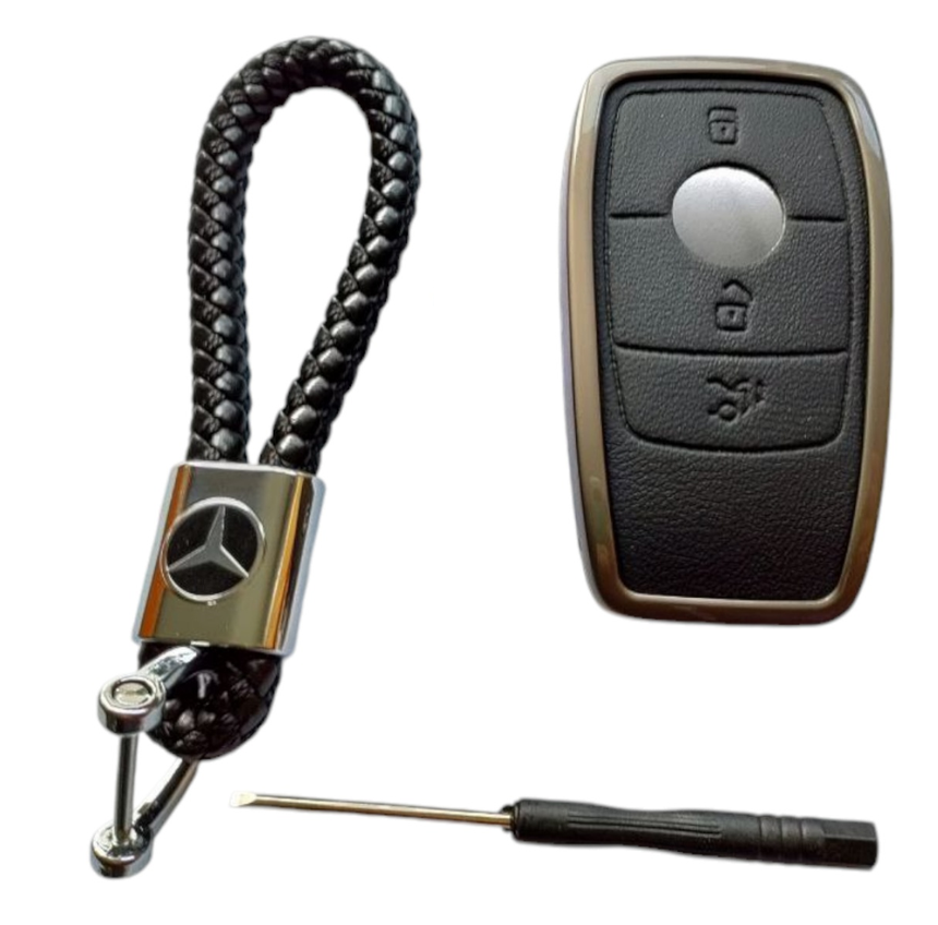 Чехол для ключа Mercedes металлический (2358980008)