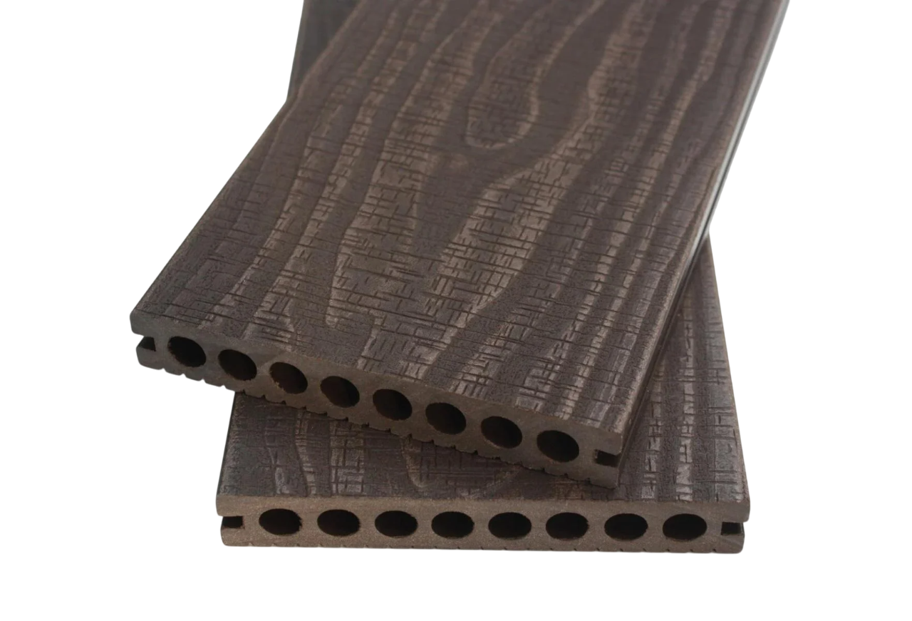 Терасна дошка ДПК Tardex WoodLux Ultra 3D Vintage 146х23х2200 мм Mokka (28796538) - фото 1 Терасна дошка ДПК Tardex WoodLux Ultra 3D Vintage 146х23х2200 мм Mokka (28796538) - фото 1