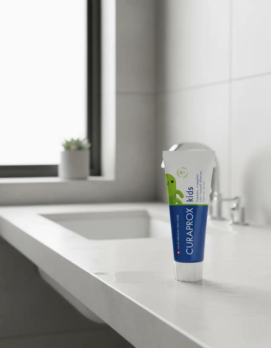 Зубная паста детская Curaprox с мятной фтором 60 мл (30557428) - фото 3 Зубная паста детская Curaprox с мятной фтором 60 мл (30557428) - фото 3