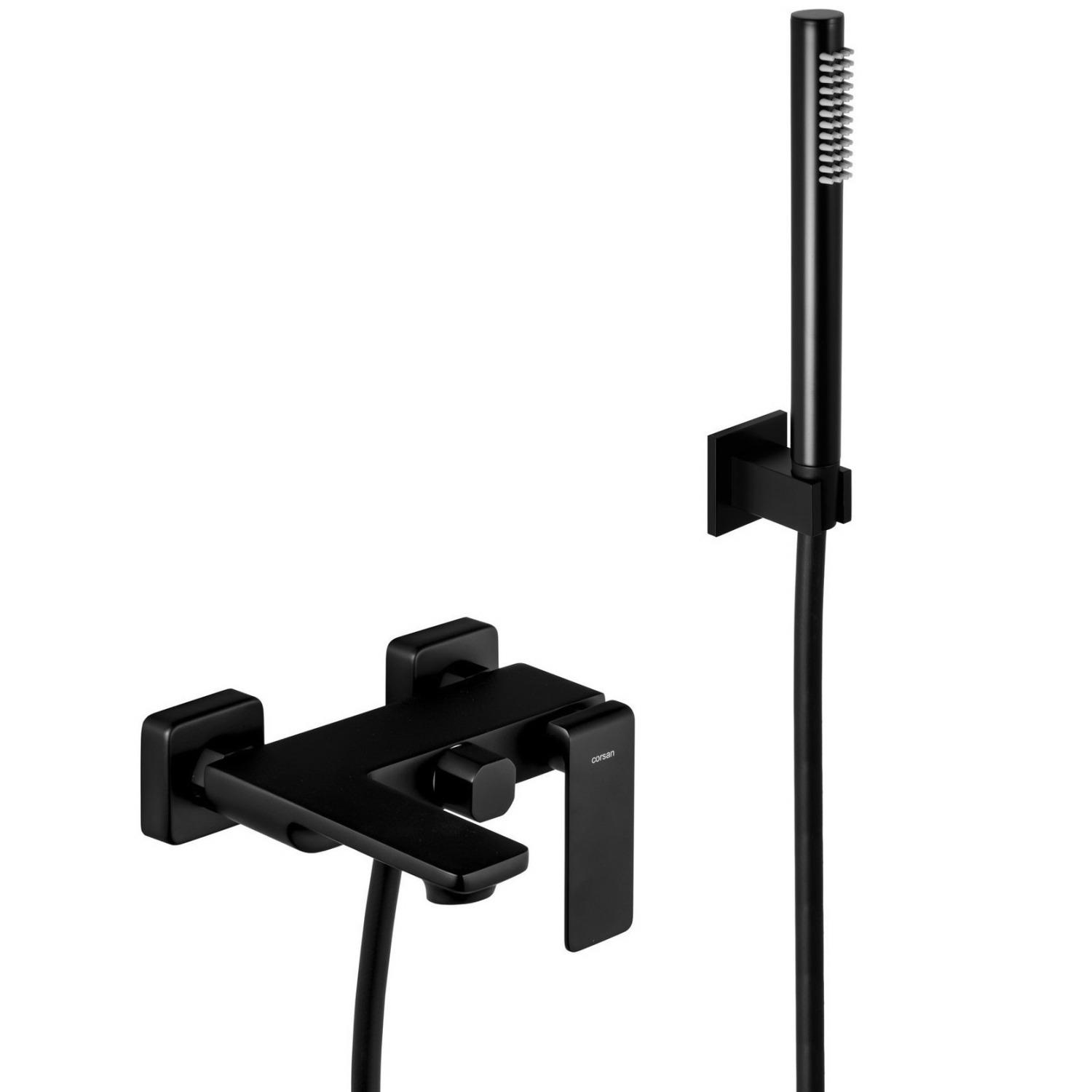 Смеситель для ванны Corsan TRINO CMZ056 reac-10000000062 однорычажный Черный (158737)