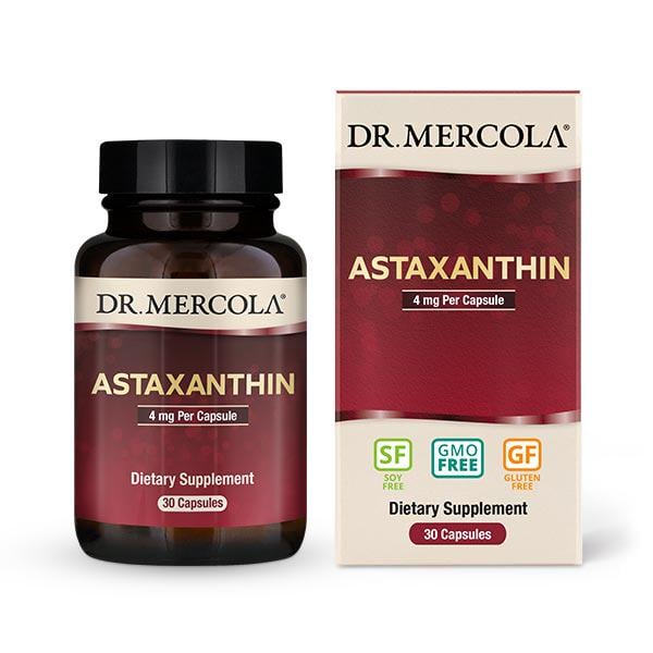 Натуральная добавка Dr. Mercola Astaxanthin 4 мг 30 капс. (9497)